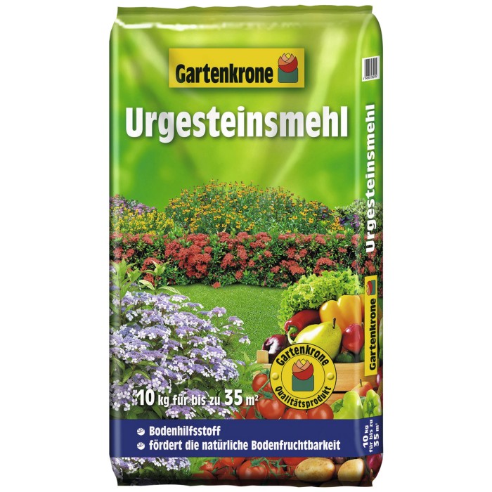 Gartenkrone Urgesteinsmehl, Bodenhilfsstoff, 10kg, 11652